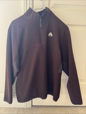 Nike ACG Dark Brown Half-Zip Fleece Pullover